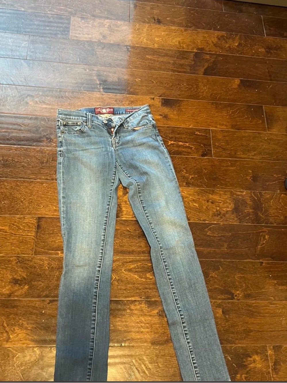 Lucky Brand Women's Medium Blue Skinny Jeans